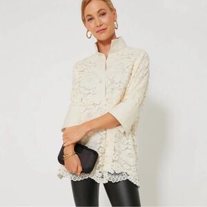 Tuckernuck Ivory Lace Willow Blouse